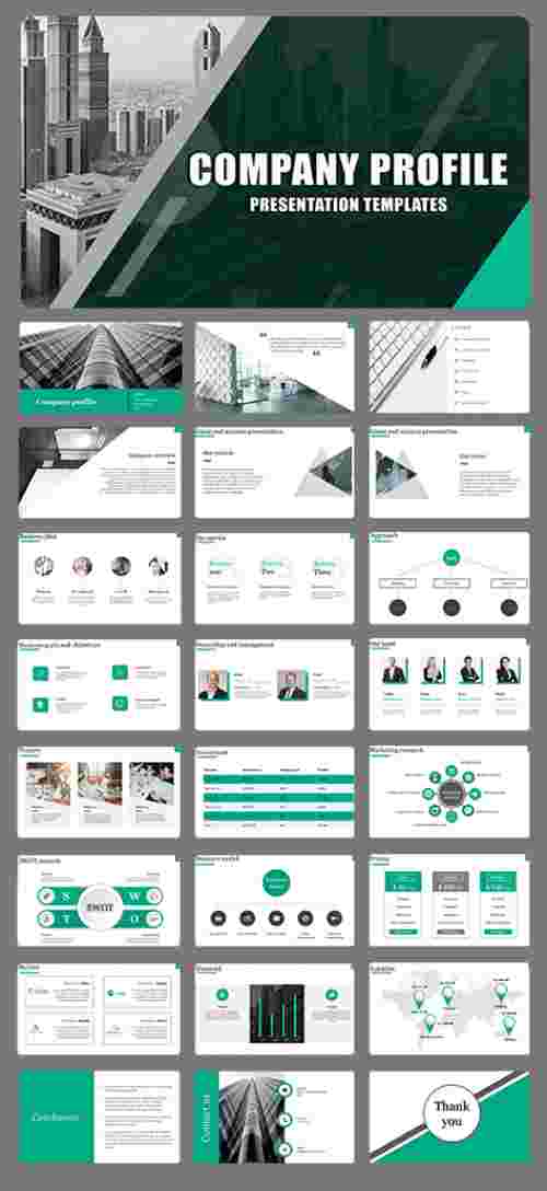 company profile presentation template